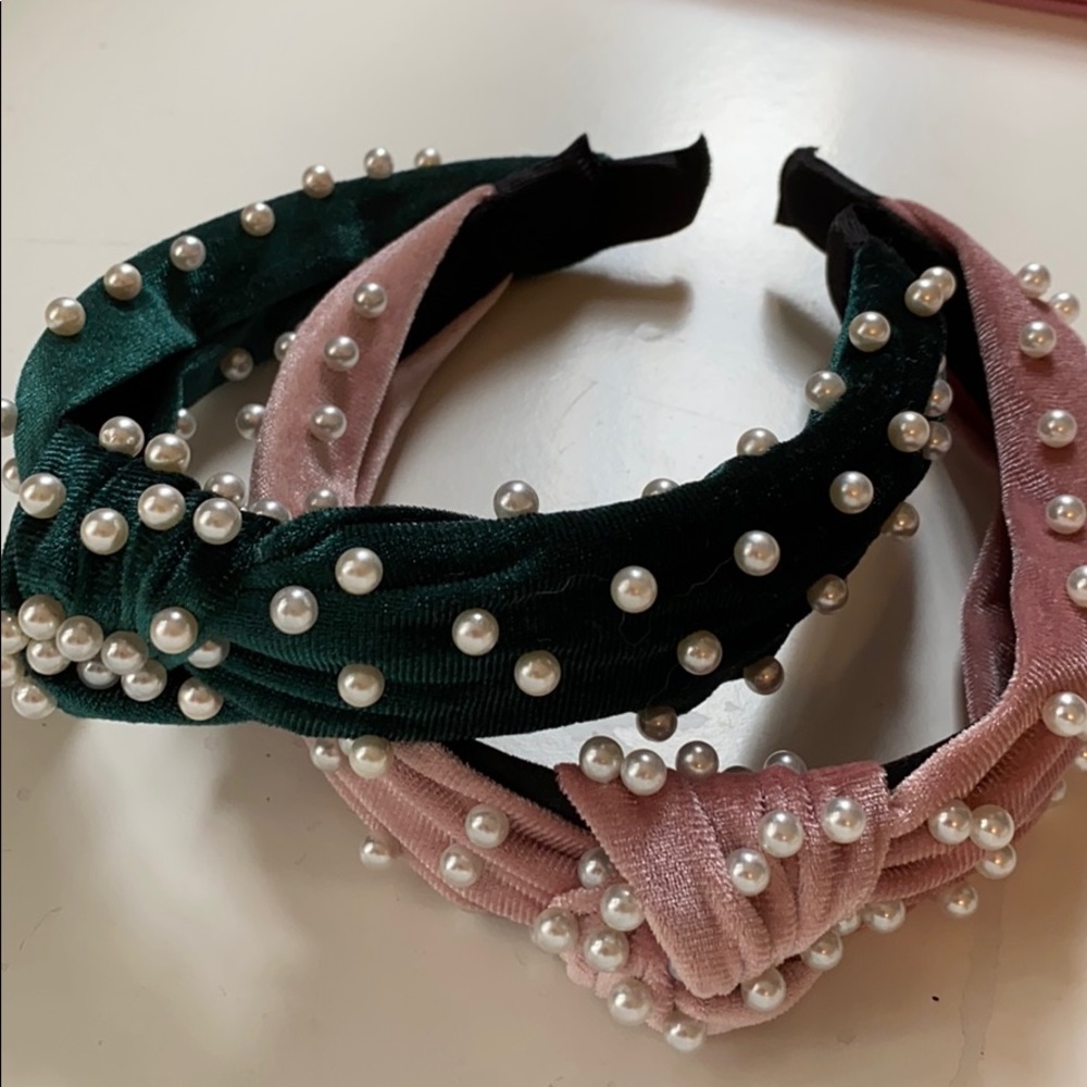 Pearl knotted headbands